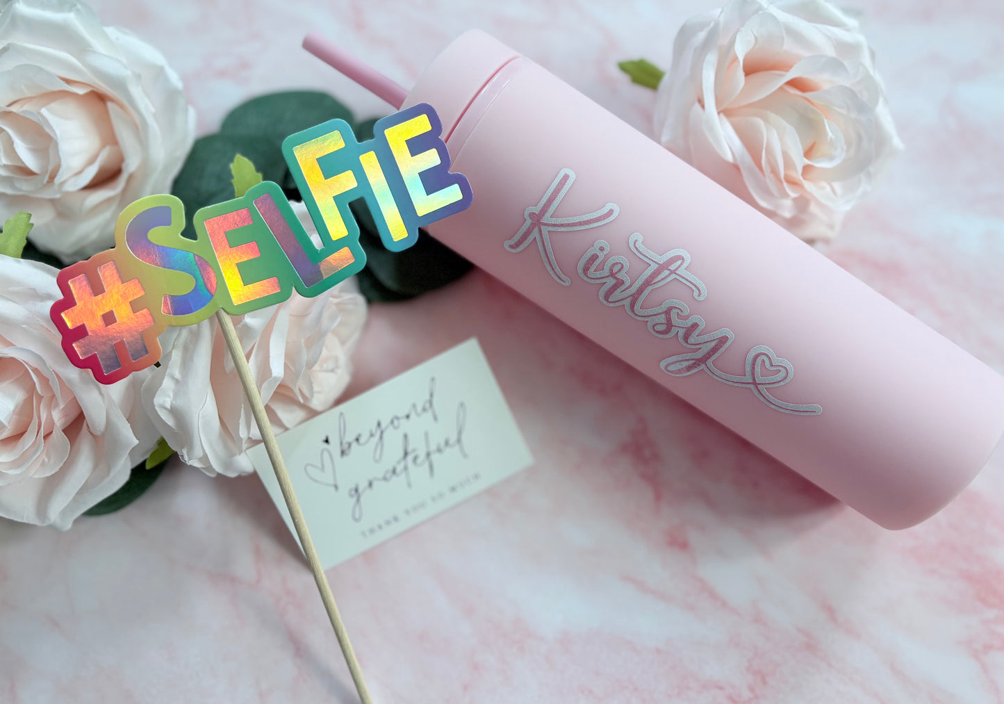 Pink Personalised Bottle