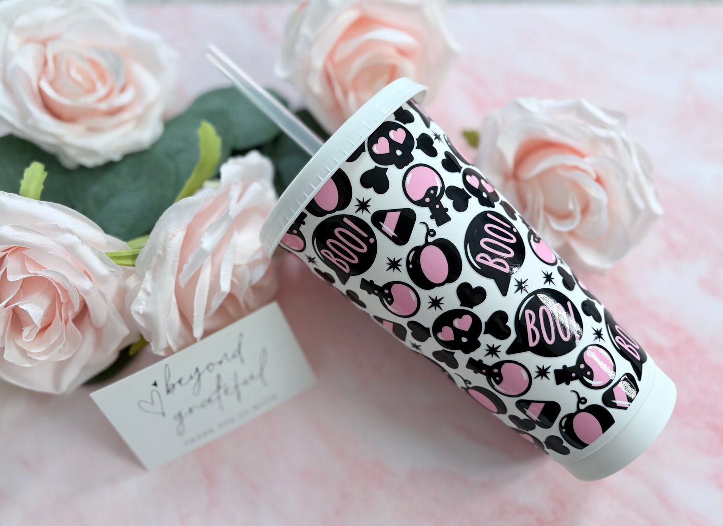 The 'Boo Love' 24oz Cold Cup