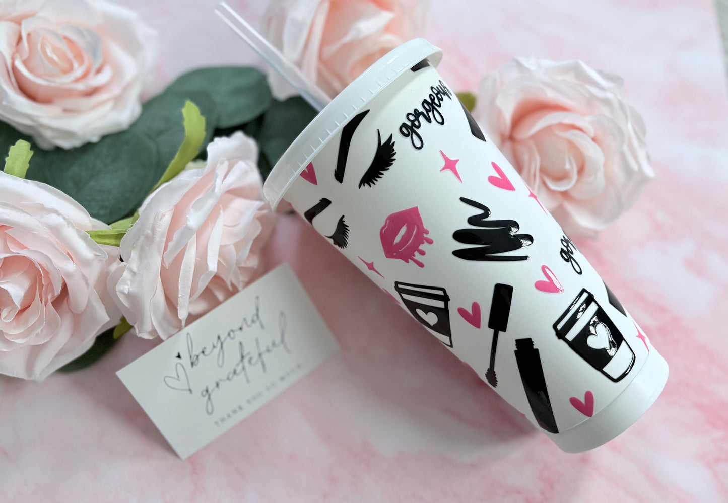 The 'Gorgeous' 24oz Cold Cup