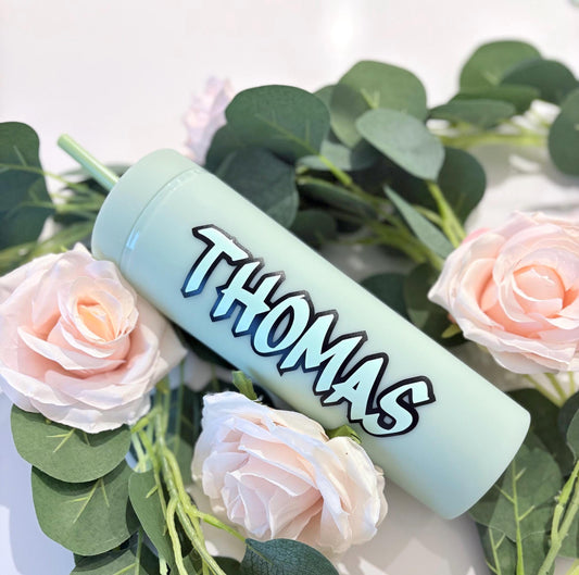 Mint Green Personalised Bottle