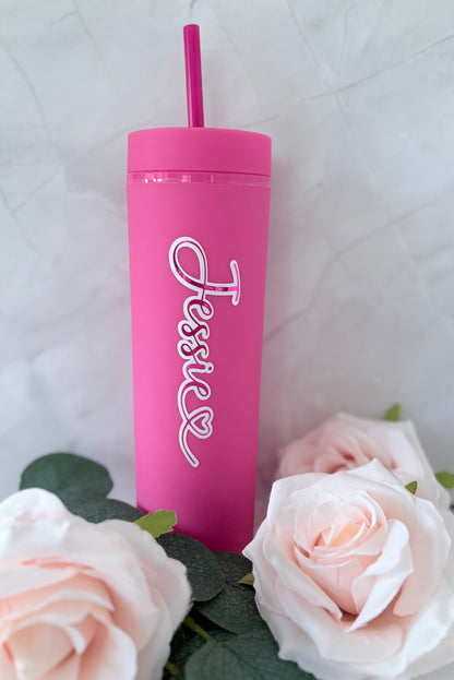 Hot Pink Personalised Bottle