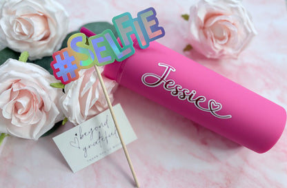 Hot Pink Personalised Bottle