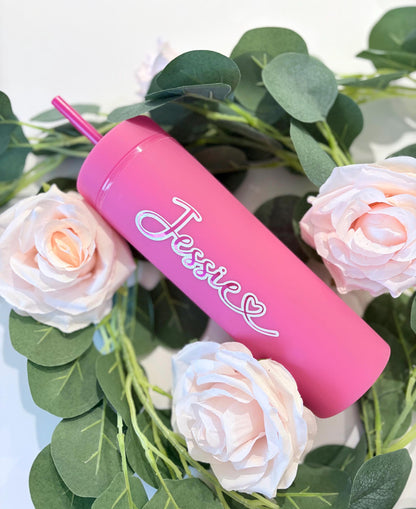 Hot Pink Personalised Bottle