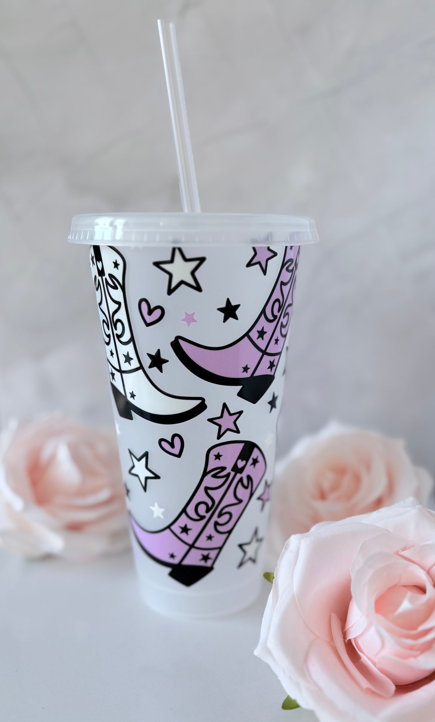 The 'Cowboy Boots' 24oz Cold Cup