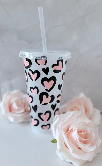 The 'Love Heart' 24oz Cold Cup