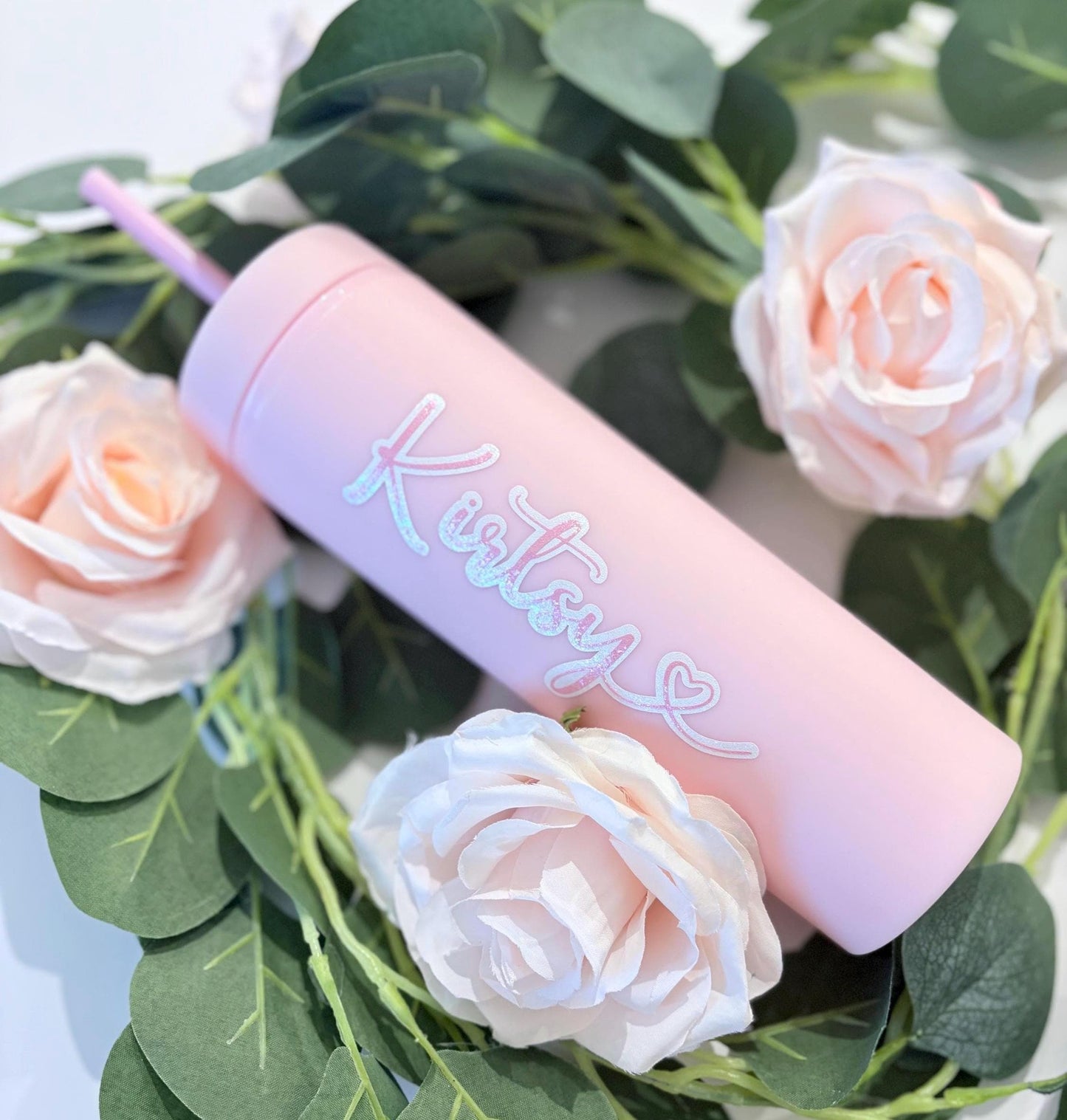 Pink Personalised Bottle